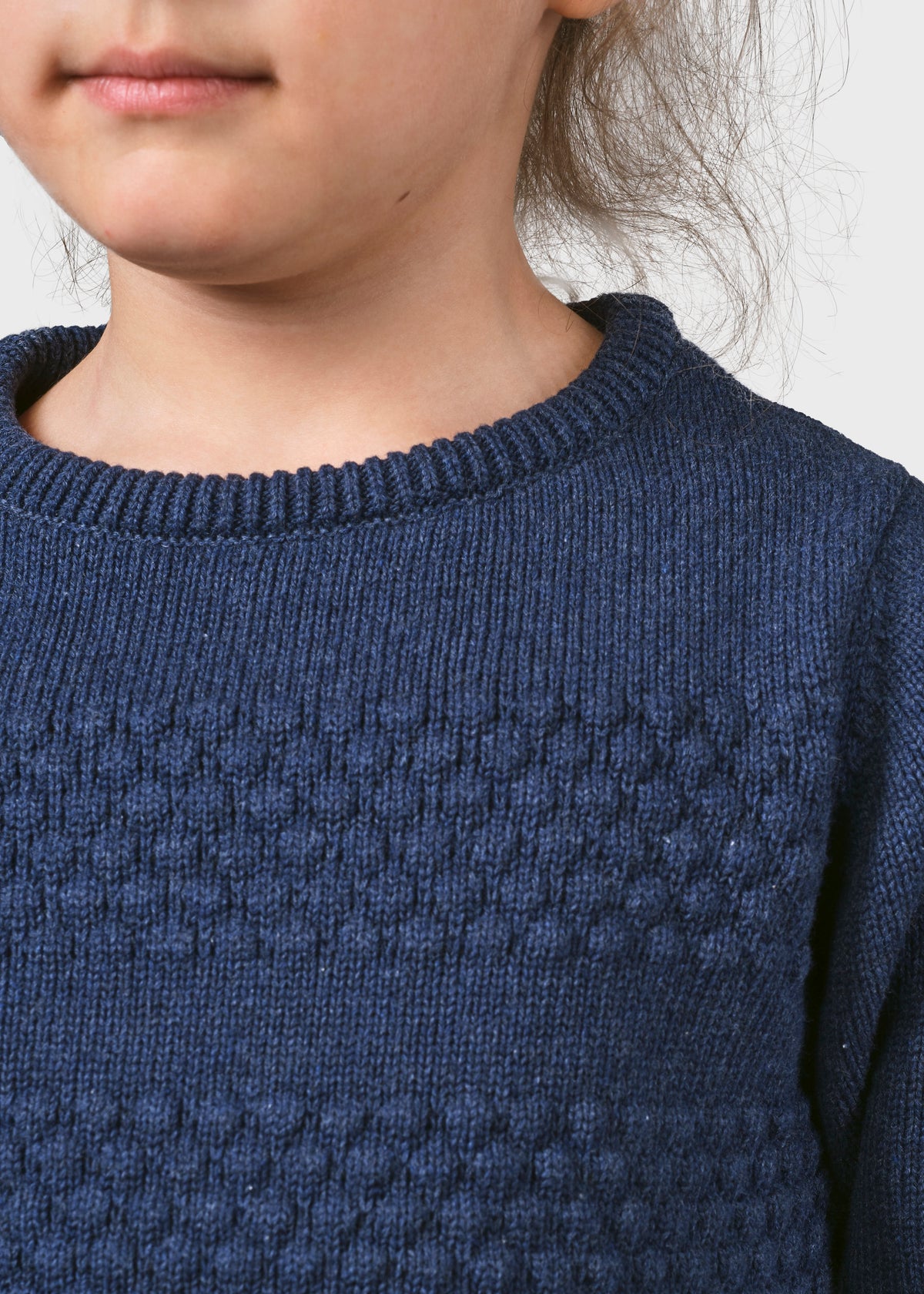 Klitmøller Collective ApS Kids fisher cotton knit Knitted sweaters Ocean