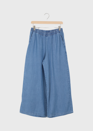 Re-Mix Kaja lyocell pants - Light blue chambrey
