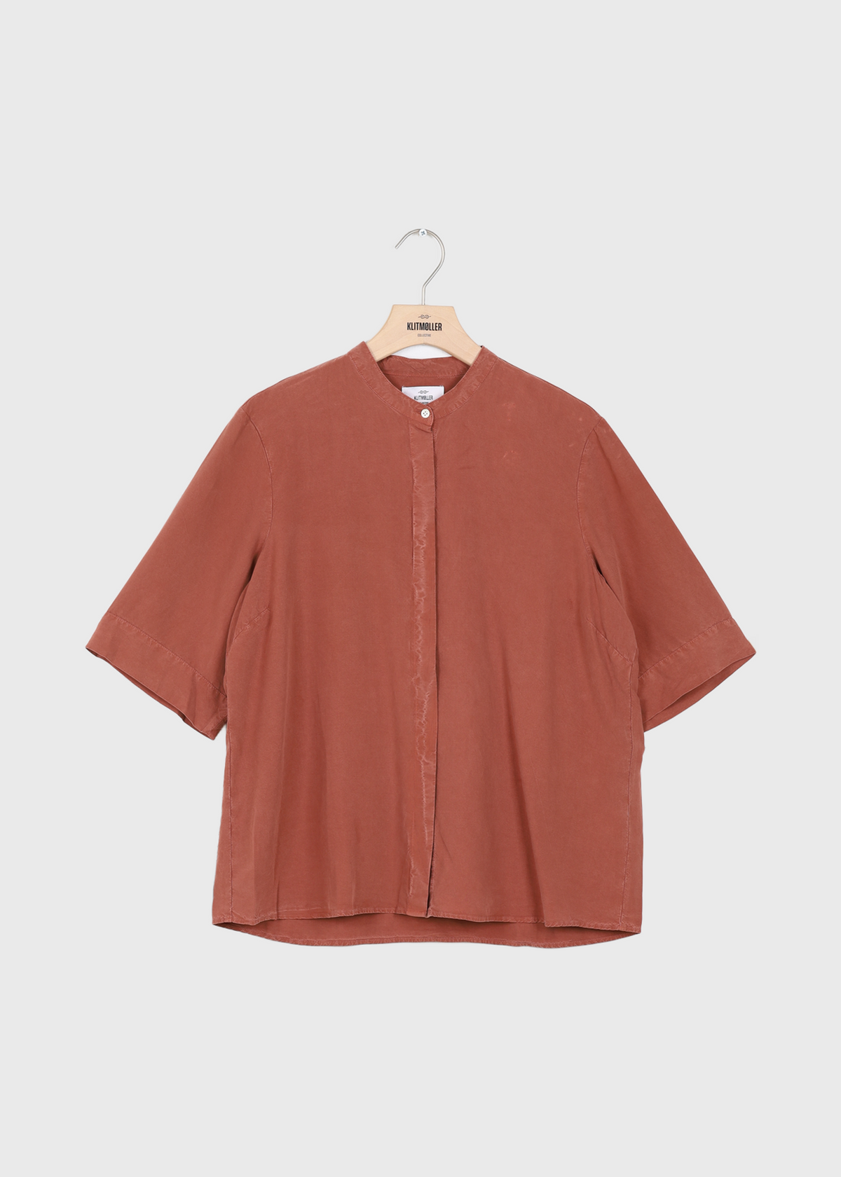 Re-Mix Solrun shirt  - Burnt Sienna