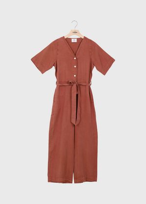 Re-Mix Marna jumpsuit - Burnt Sienna