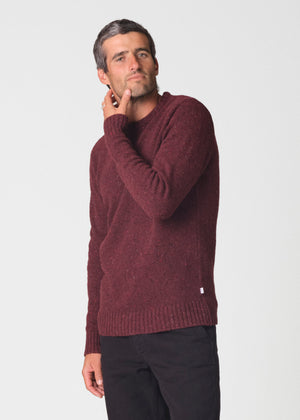 Klitmøller Collective ApS Aage knit Knitted sweaters Burgundy