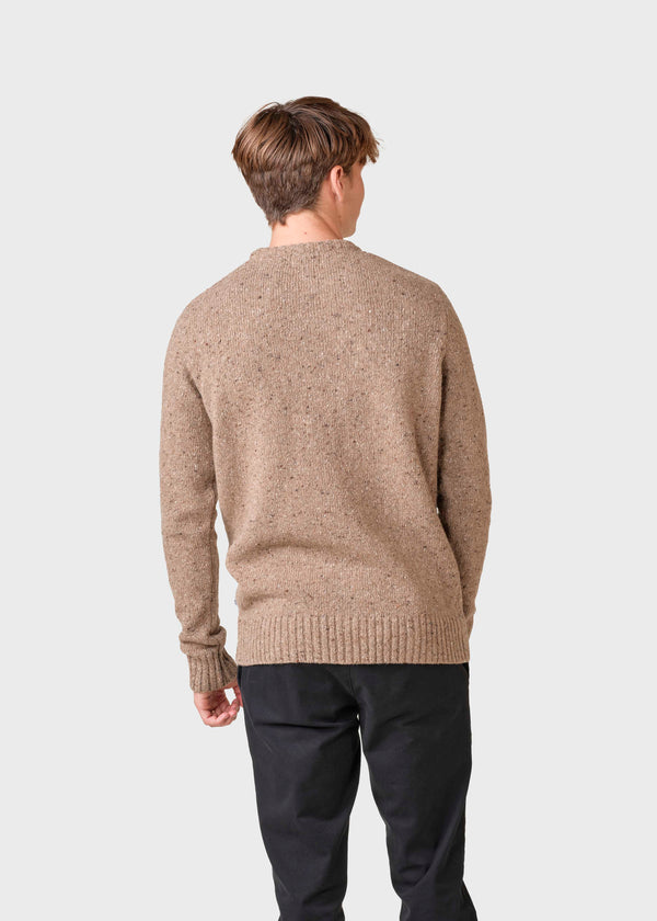 Klitmøller Collective ApS Aage knit Knitted sweaters Camel