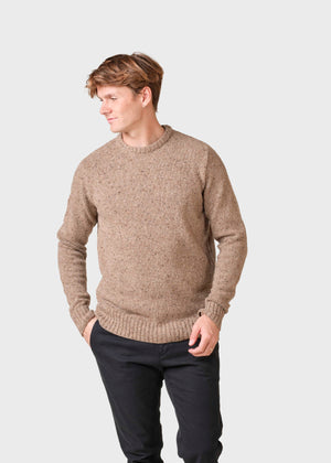 Klitmøller Collective ApS Aage knit Knitted sweaters Camel