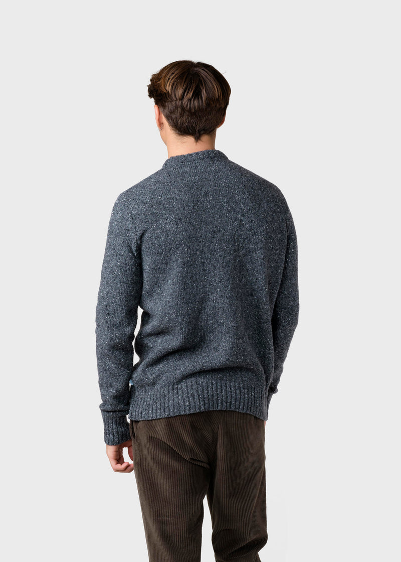 Klitmøller Collective ApS Aage knit Knitted sweaters Grey melange