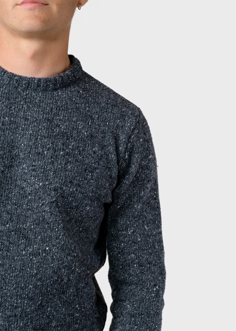 Klitmøller Collective ApS Aage knit Knitted sweaters Grey melange