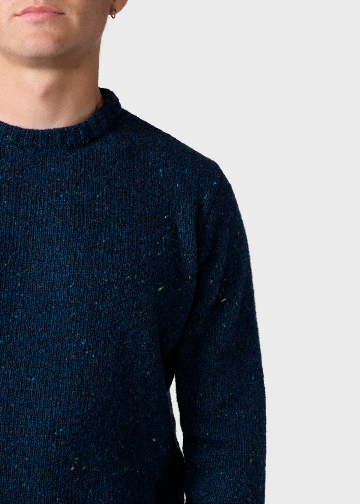 Klitmøller Collective ApS Aage knit Knitted sweaters Navy