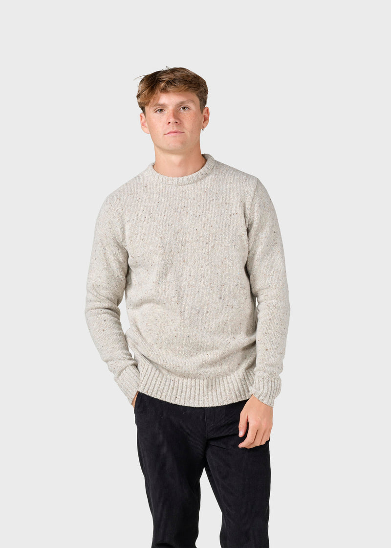 Klitmøller Collective ApS Aage knit Knitted sweaters Pastel sand