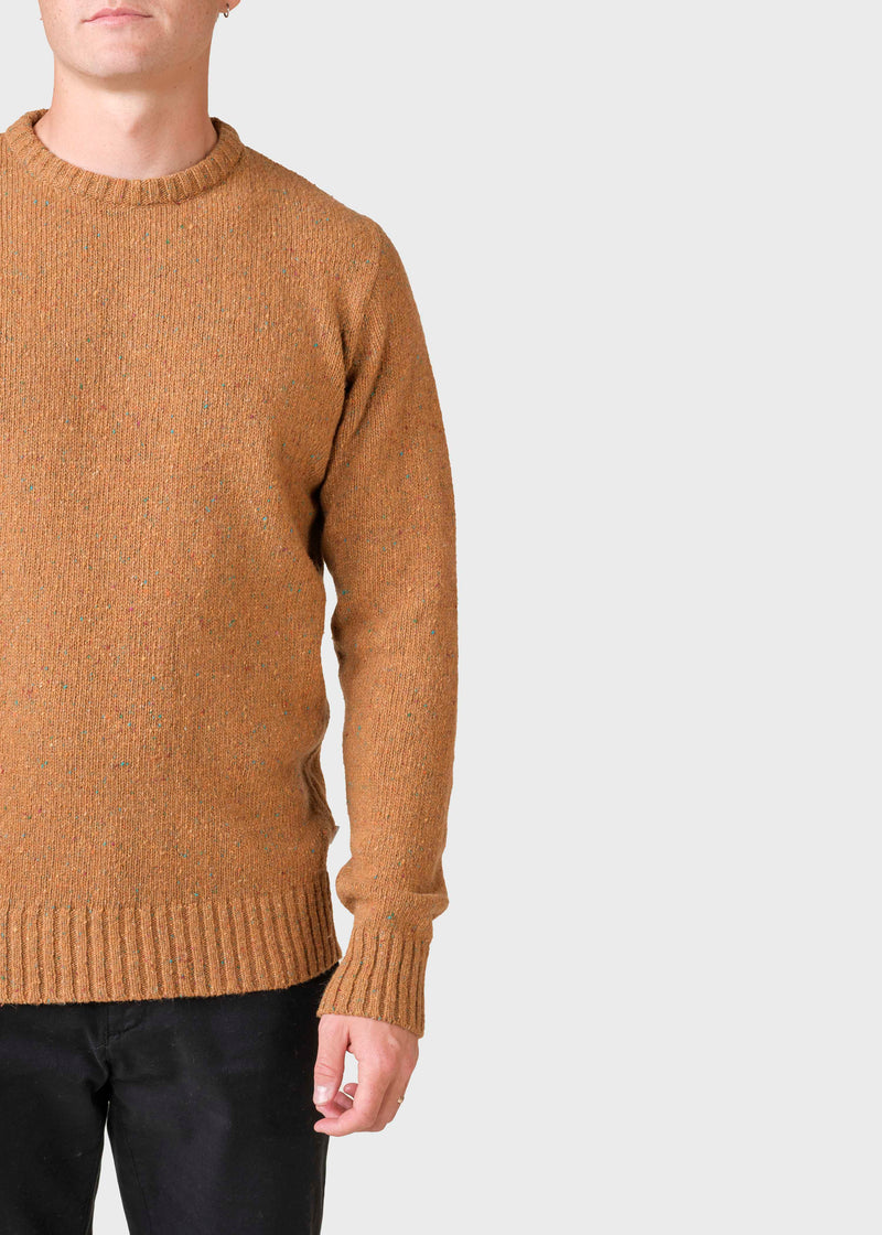 Klitmøller Collective ApS Aage knit Knitted sweaters Warm yellow