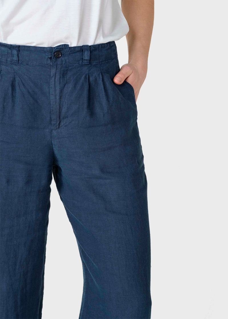 Klitmøller Collective ApS Ada linen pants Pants Navy