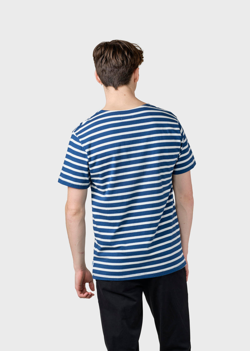 Klitmøller Collective ApS  Albert tee T-Shirts Ocean/cream