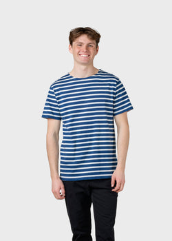 Klitmøller Collective ApS  Albert tee T-Shirts Ocean/cream