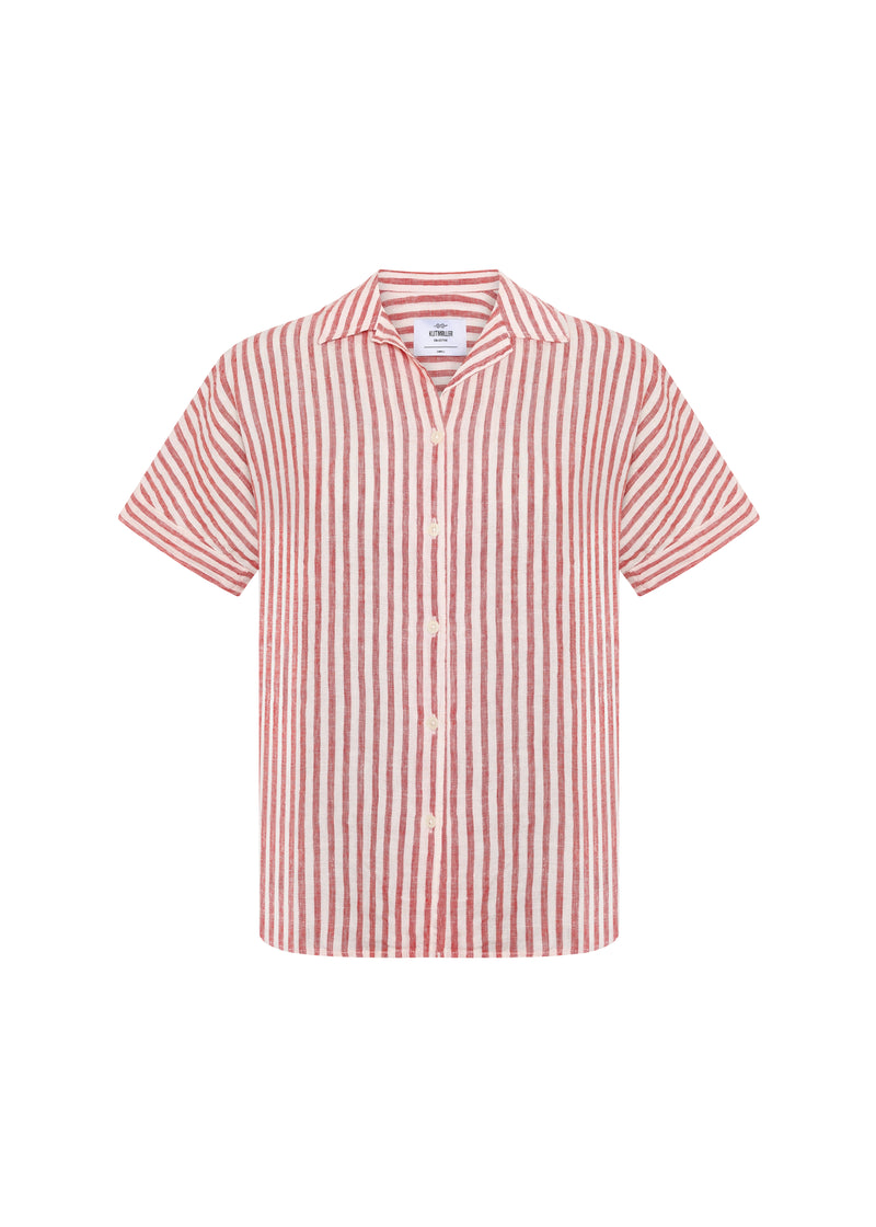 Klitmøller Collective ApS Amanda shirt  Shirts Cream/red