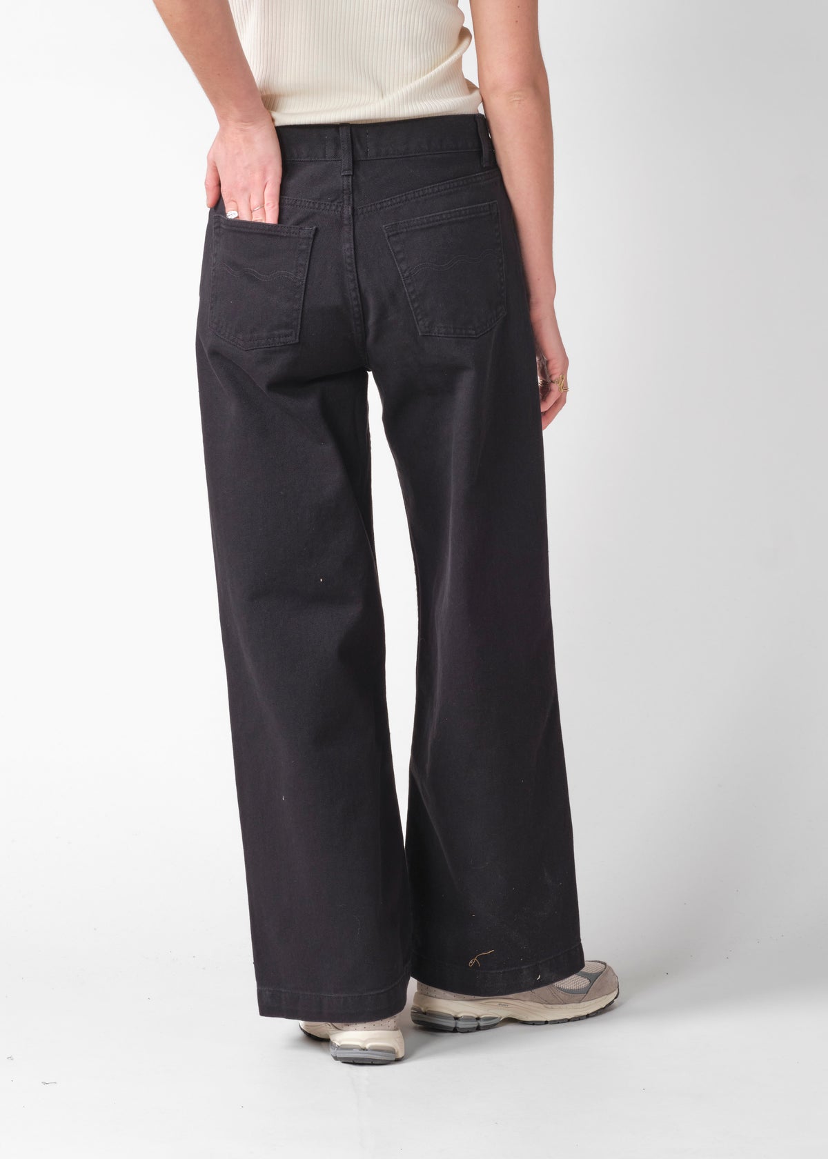 Klitmøller Collective ApS Amelia pants GOTS Pants Black wash