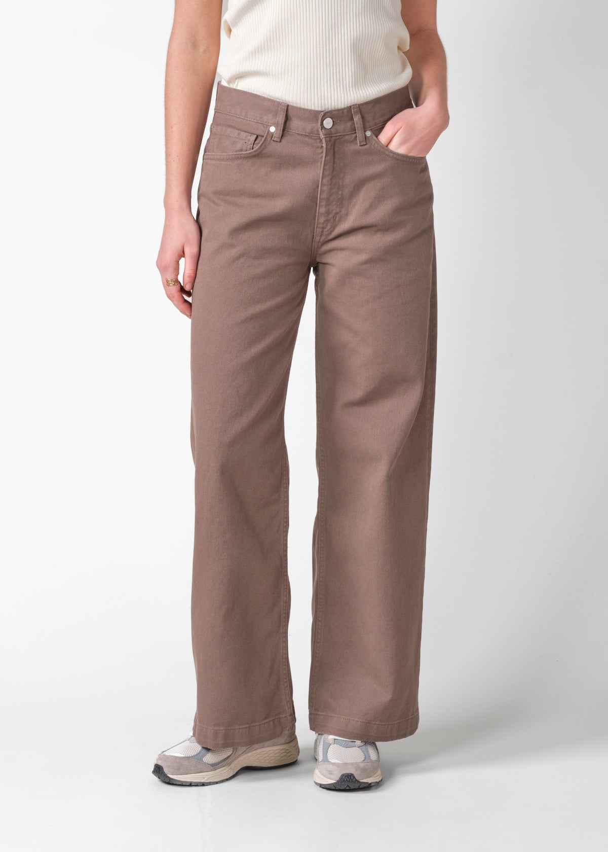 Klitmøller Collective ApS Amelia pants GOTS Pants Taupe