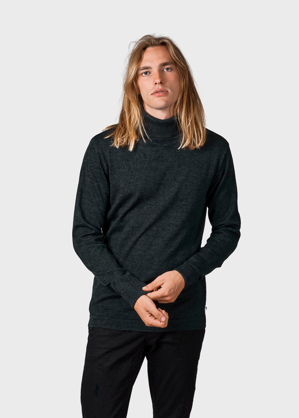 Klitmøller Collective ApS Anders knit Knitted sweaters Olive