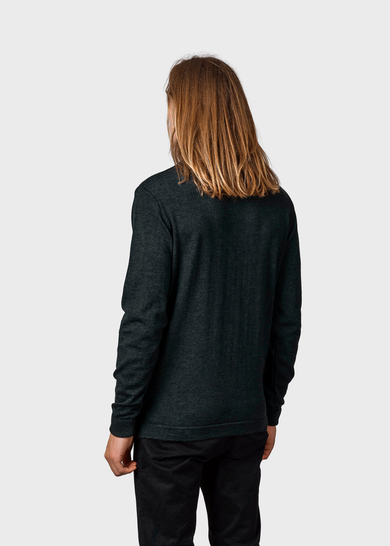 Klitmøller Collective ApS Anders knit Knitted sweaters Olive