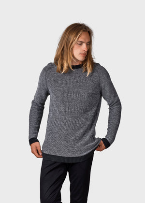 Klitmøller Collective ApS Arthur knit Knitted sweaters Olive/cream