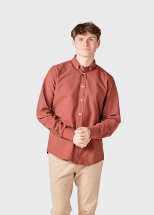 Klitmøller Collective ApS Basic shirt Shirts Terracotta