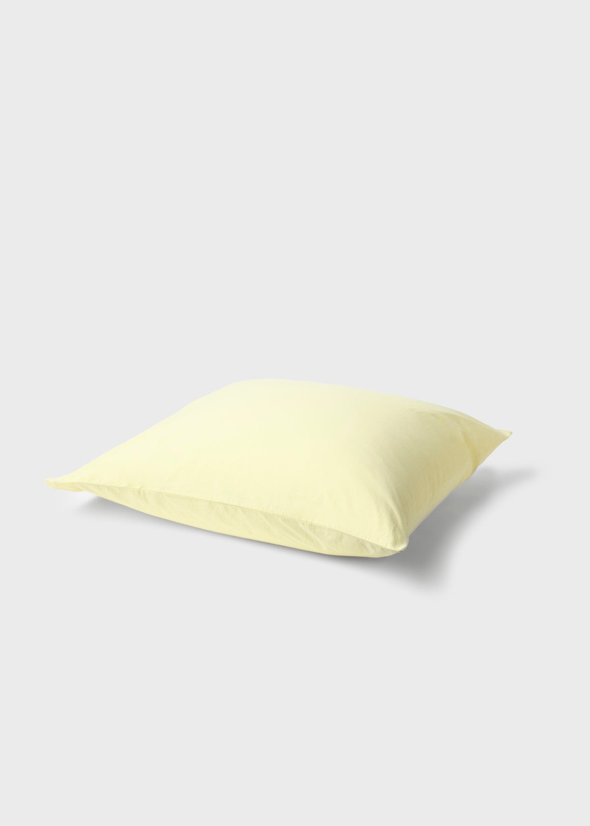 Klitmøller Collective Home Bed set - Plain - 140 x 220 + 60 x 70 Textiles Lemon sorbet