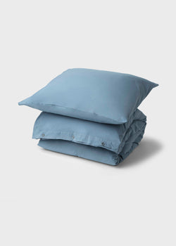 Klitmøller Collective Home Bed set - Plain - 140 x 220 + 60 x 70 Textiles Light blue