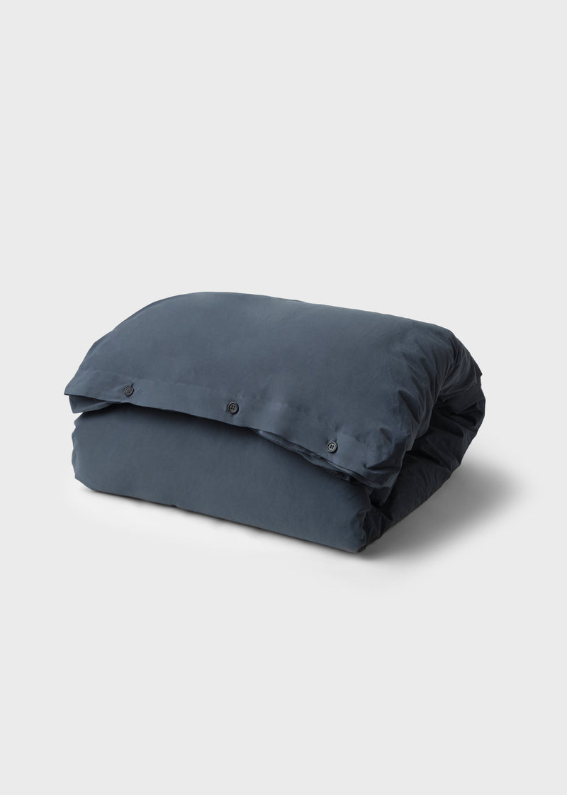 Klitmøller Collective Home Bed set - Plain - 140 x 220 + 60 x 70 Textiles Navy