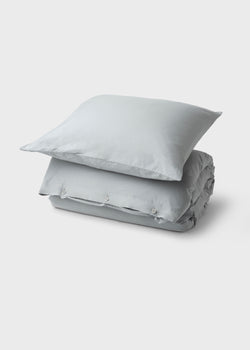 Klitmøller Collective Home Bed set - Plain - 140 x 220 + 80 x 80 Textiles Pastel grey