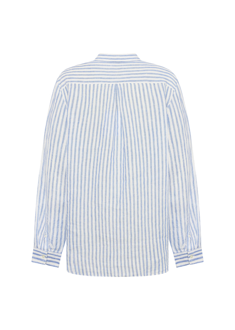 Klitmøller Collective ApS Belinda linen shirt  Shirts Cream/light blue