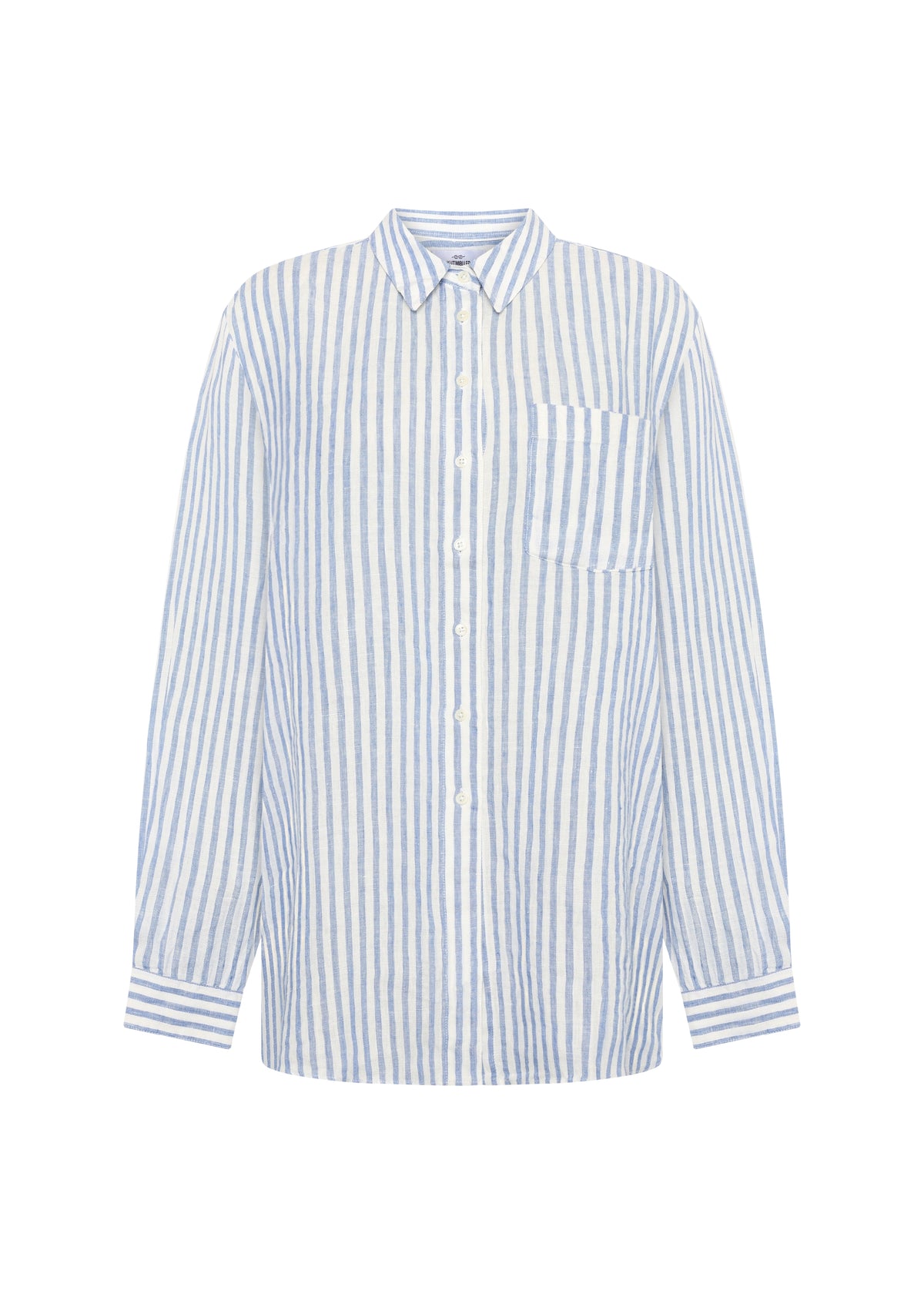 Klitmøller Collective ApS Belinda linen shirt  Shirts Cream/light blue