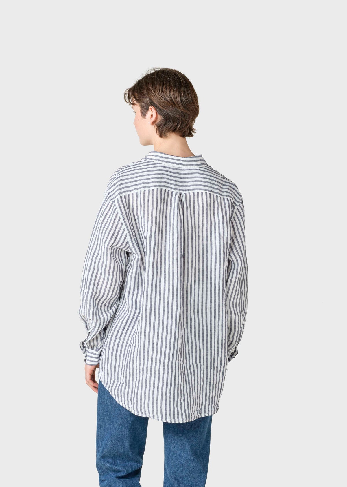 Klitmøller Collective ApS Belinda linen shirt  Shirts Cream/navy