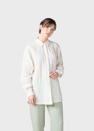 Klitmøller Collective ApS Belinda linen shirt  Shirts Cream/sand