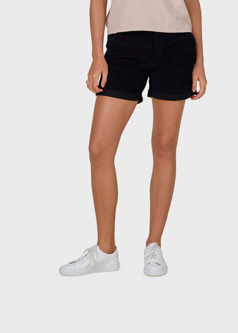Klitmøller Collective ApS Bella cord shorts Walkshorts Black