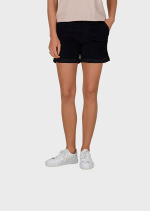 Klitmøller Collective ApS Bella cord shorts Walkshorts Black