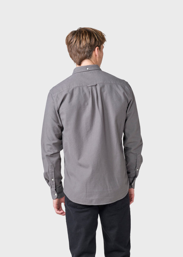 Klitmøller Collective ApS Benjamin flannel shirt Shirts Taupe