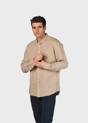 Klitmøller Collective ApS Benjamin linen shirt Shirts Sand