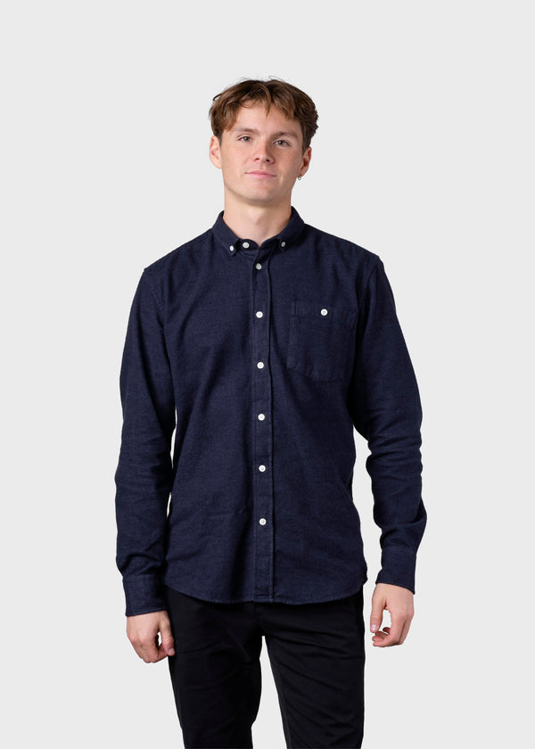 Klitmøller Collective ApS Benjamin lumber shirt Shirts Deep blue