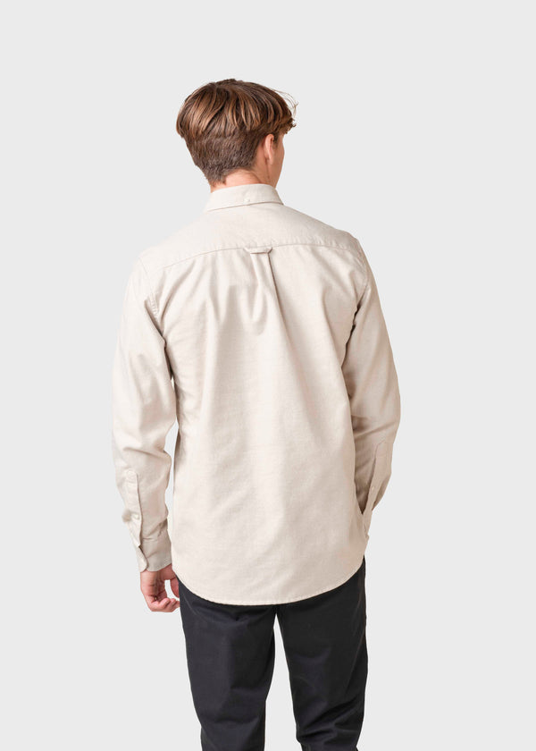 Klitmøller Collective ApS Benjamin lumber shirt Shirts Sand melange