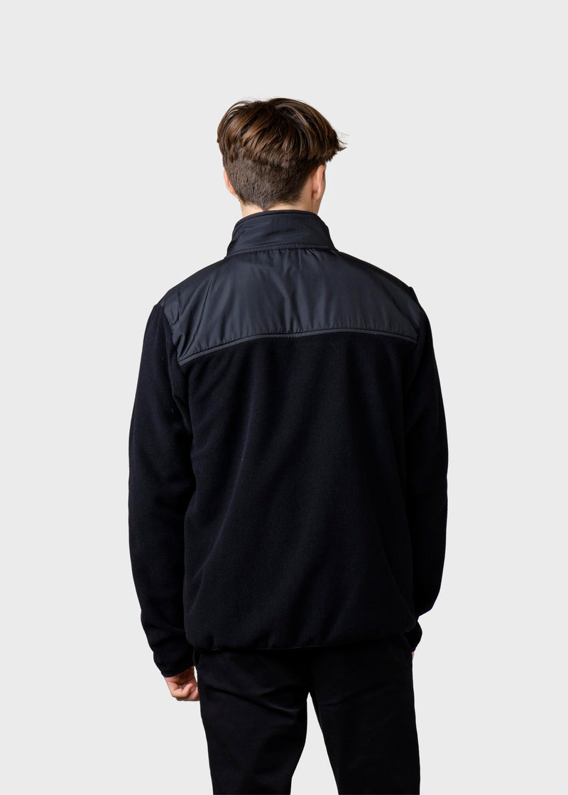 Klitmøller Collective ApS Midi fleece jacket Jackets Black/black