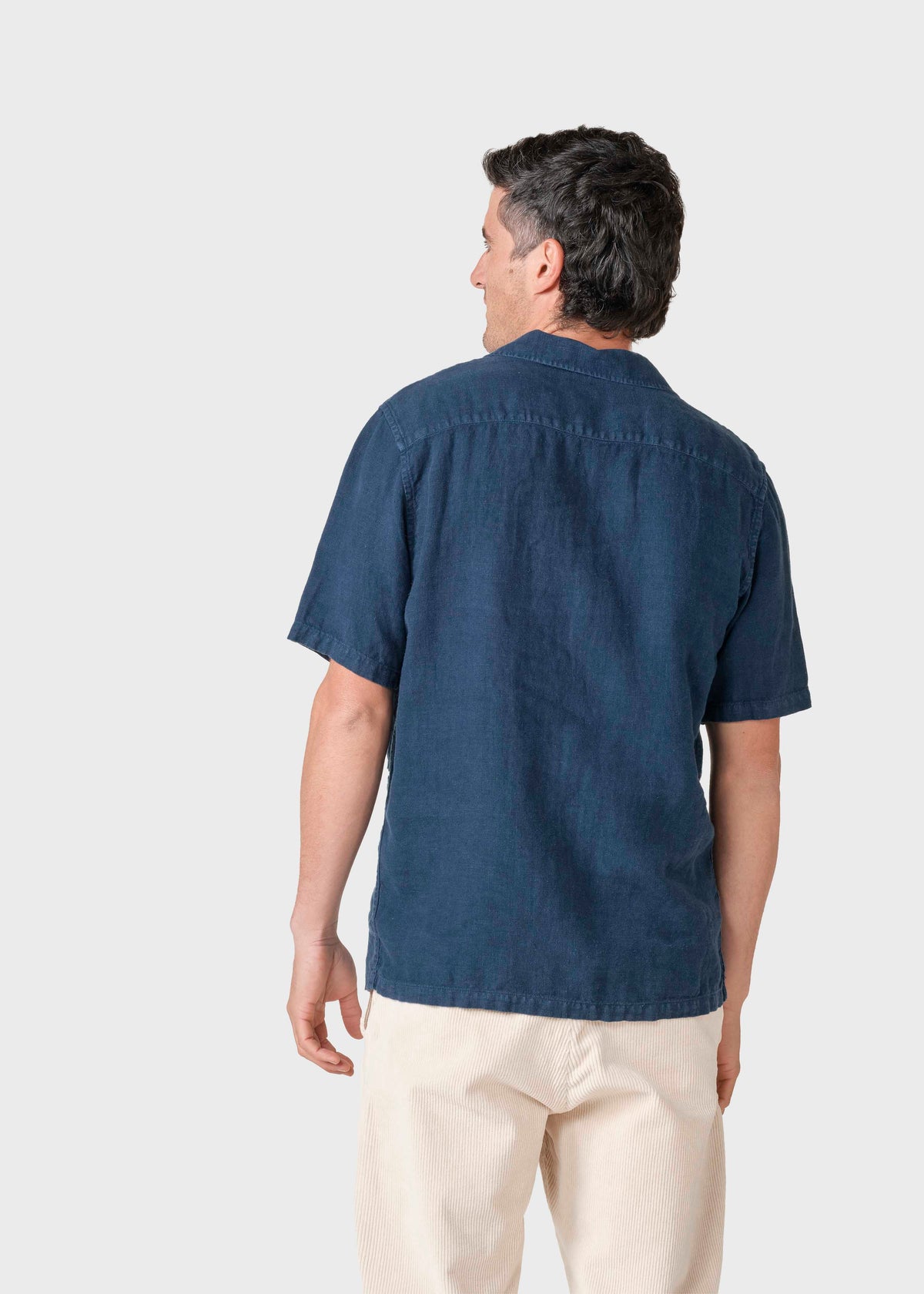 Klitmøller Collective ApS Birger S/S linen Shirts Navy