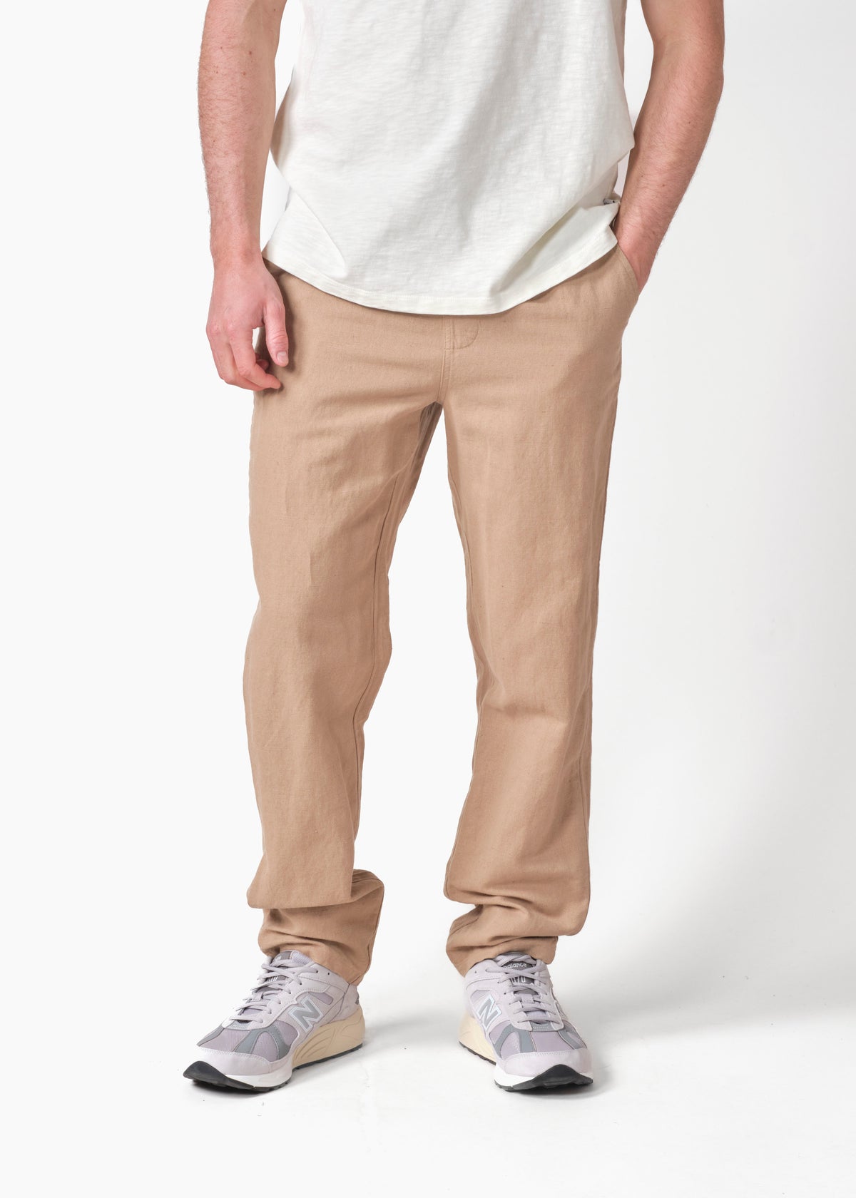 Klitmøller Collective ApS Birger linen pants Pants Cashew
