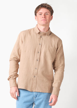 Klitmøller Collective ApS Birger shirt OCS Shirts Cashew