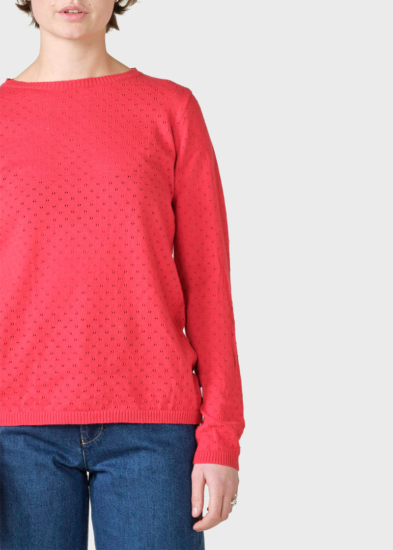 Klitmøller Collective ApS Birla knit Knitted sweaters Red