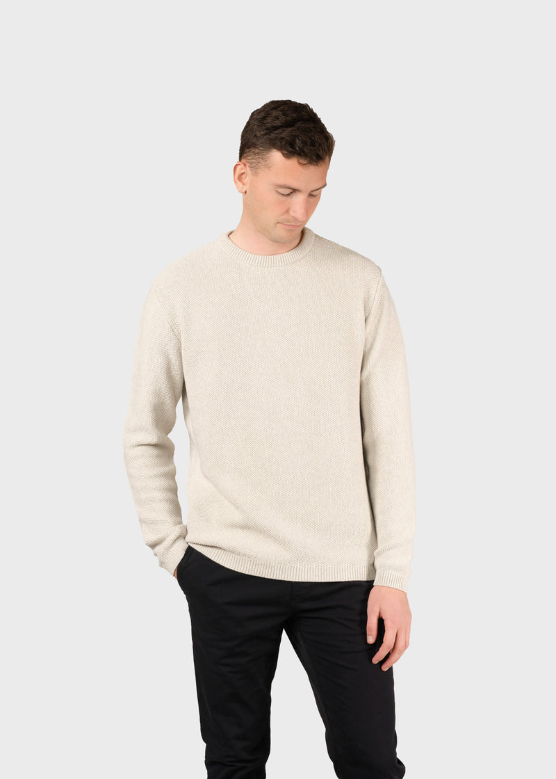 Klitmøller Collective ApS Charlie knit Knitted sweaters Cream melange