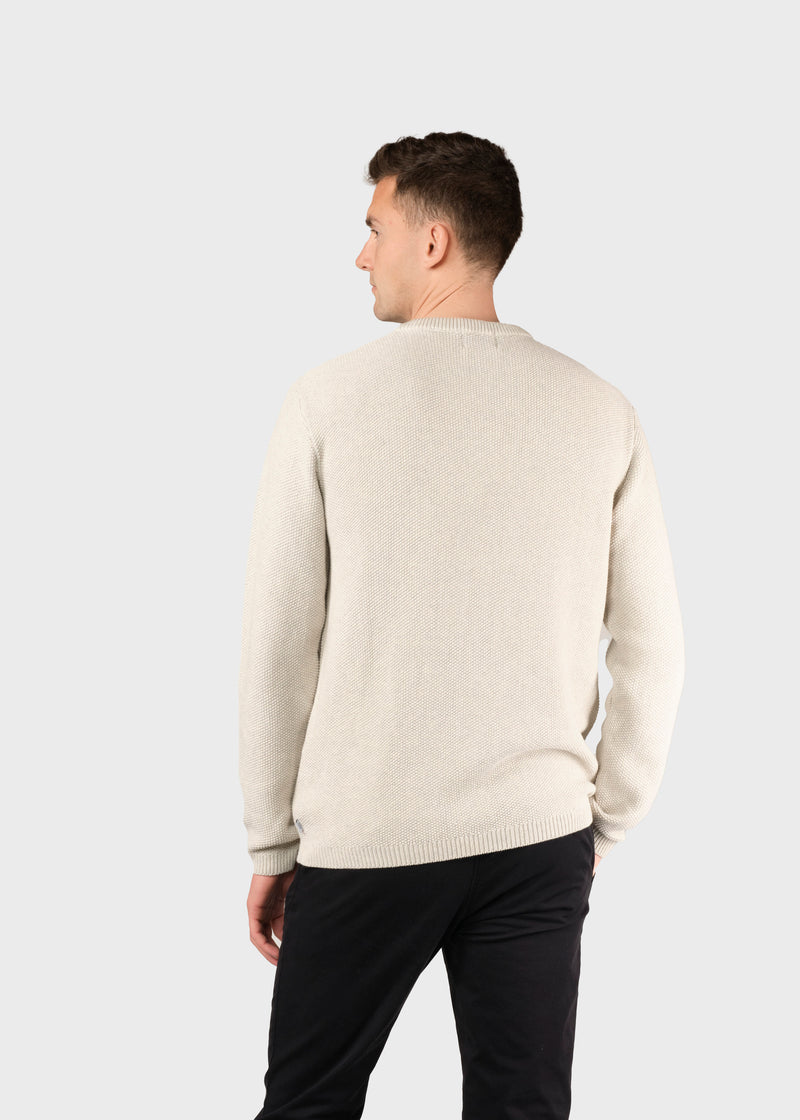 Klitmøller Collective ApS Charlie knit Knitted sweaters Cream melange