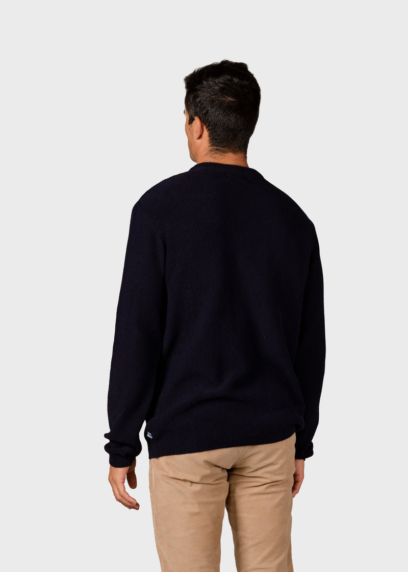 Klitmøller Collective ApS Charlie knit Knitted sweaters Navy