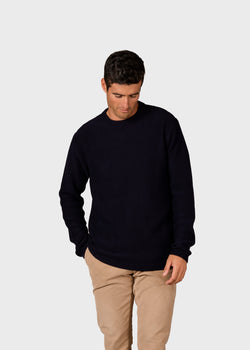 Klitmøller Collective ApS Charlie knit Knitted sweaters Navy