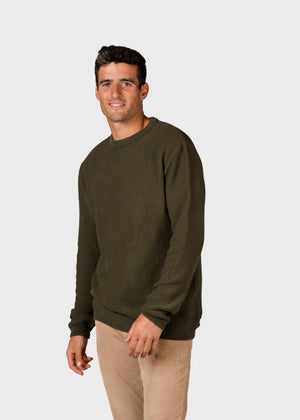 Klitmøller Collective ApS Charlie knit Knitted sweaters Olive