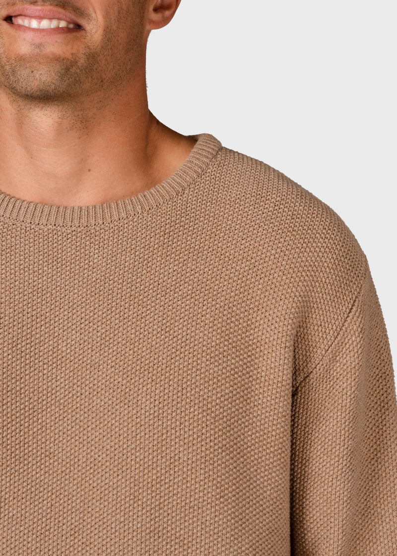 Klitmøller Collective ApS Charlie knit Knitted sweaters Sand