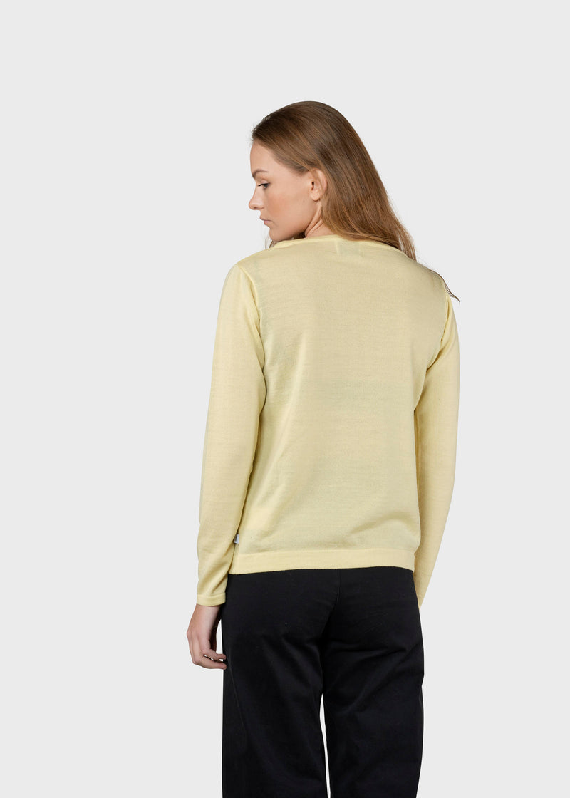 Klitmøller Collective ApS Charlotte knit Knitted sweaters Lemon sorbet