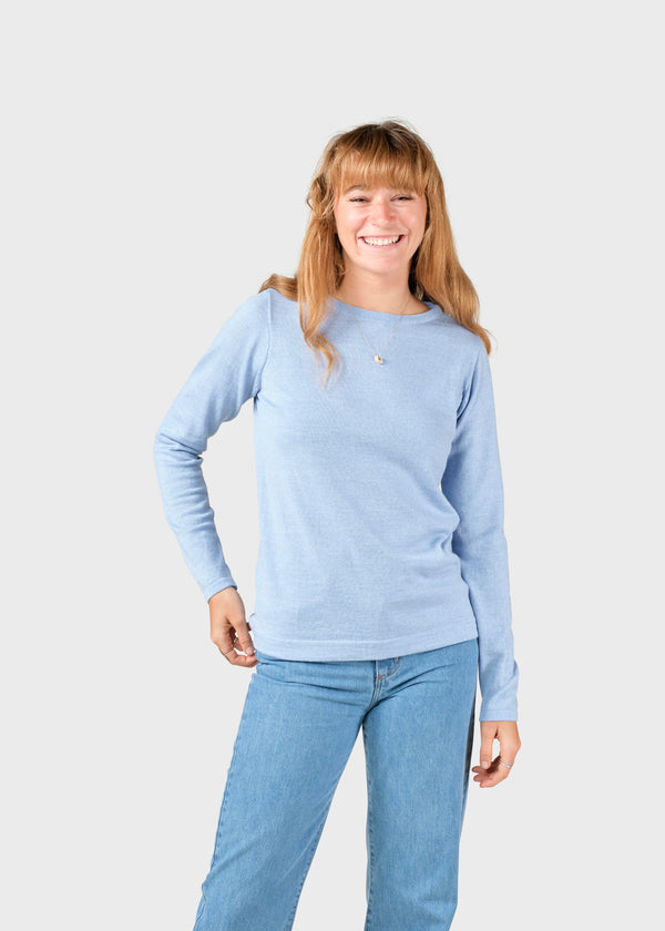 Klitmøller Collective ApS Charlotte knit Knitted sweaters Light blue