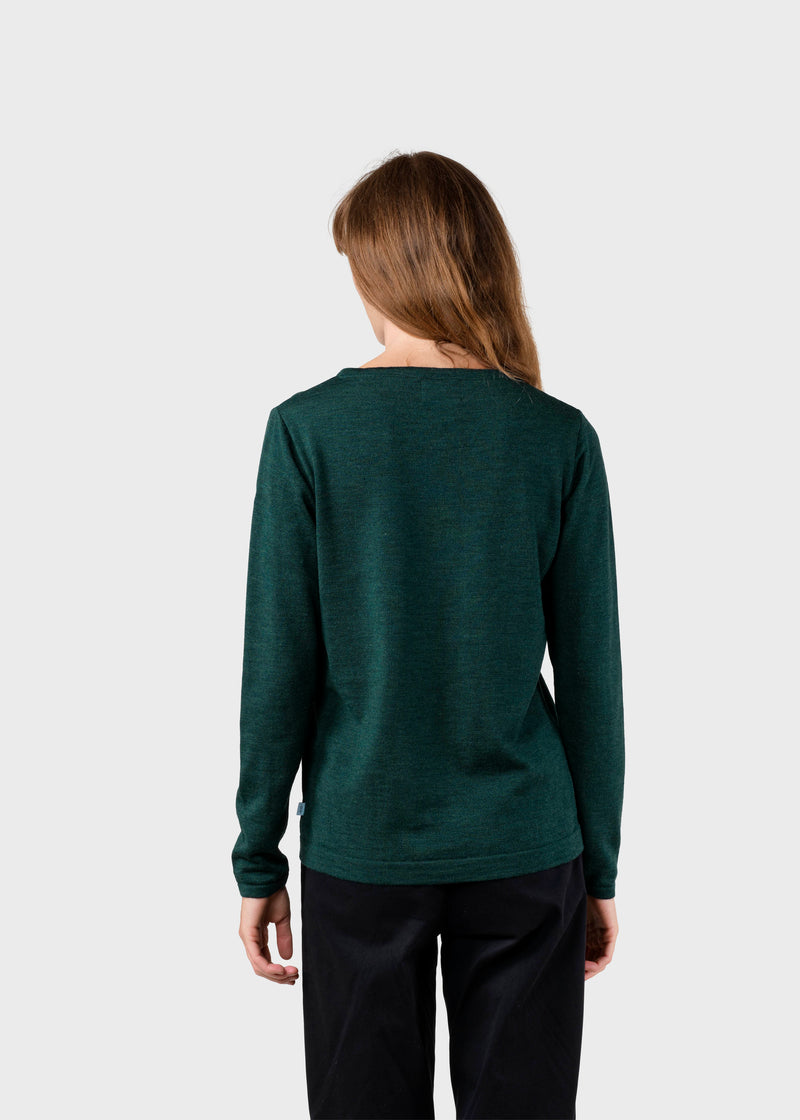 Klitmøller Collective ApS Charlotte knit Knitted sweaters Moss Green